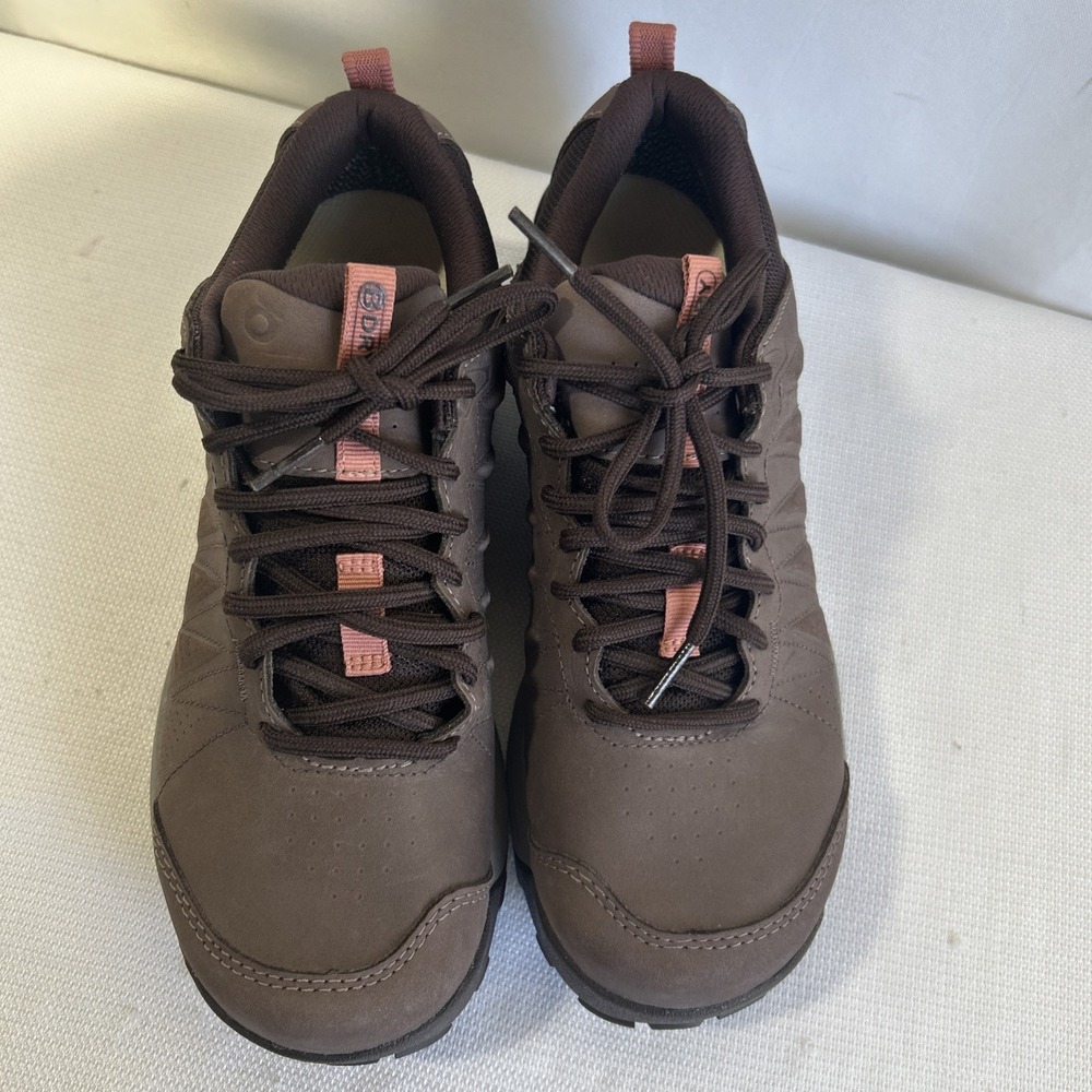 Oboz Sypes Low Leather B-DRY Women's Hiking Shoes, Peppercorn, SIZE 7 EUC - Picture 6 of 9